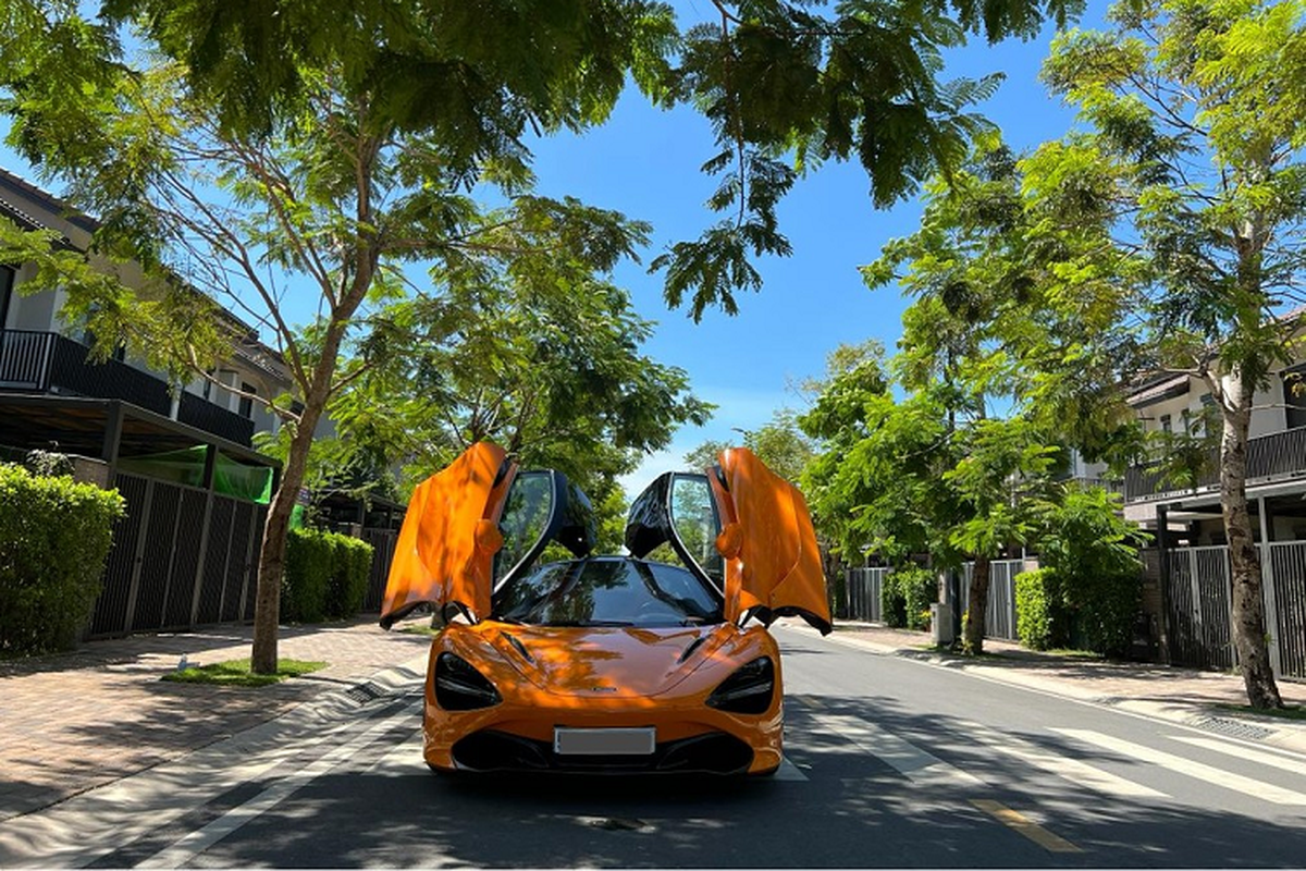 McLaren 720S hon 20 ty dong, bi an nhat Viet Nam o Sai Gon