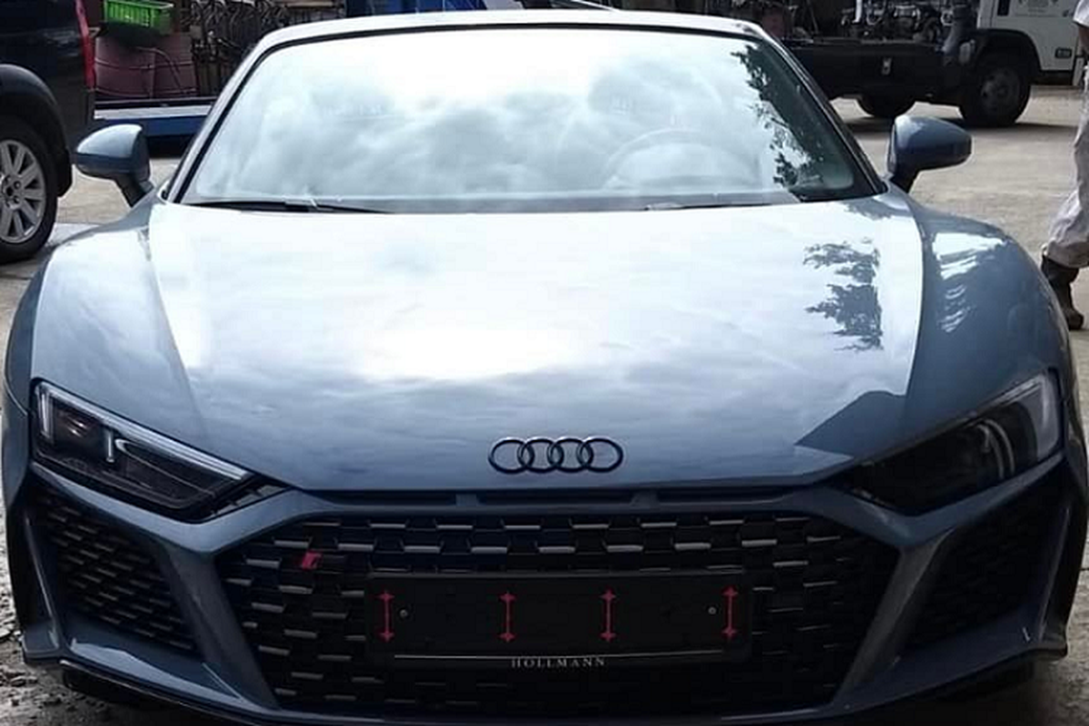 Sieu xe Audi R8 V10 Spyder 2021 mui tran dau tien ve Viet Nam-Hinh-4