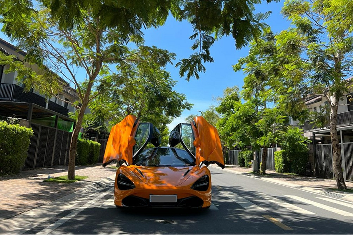 Em trai BTV Ngoc Trinh tau McLaren 720S hon 16 ty dong