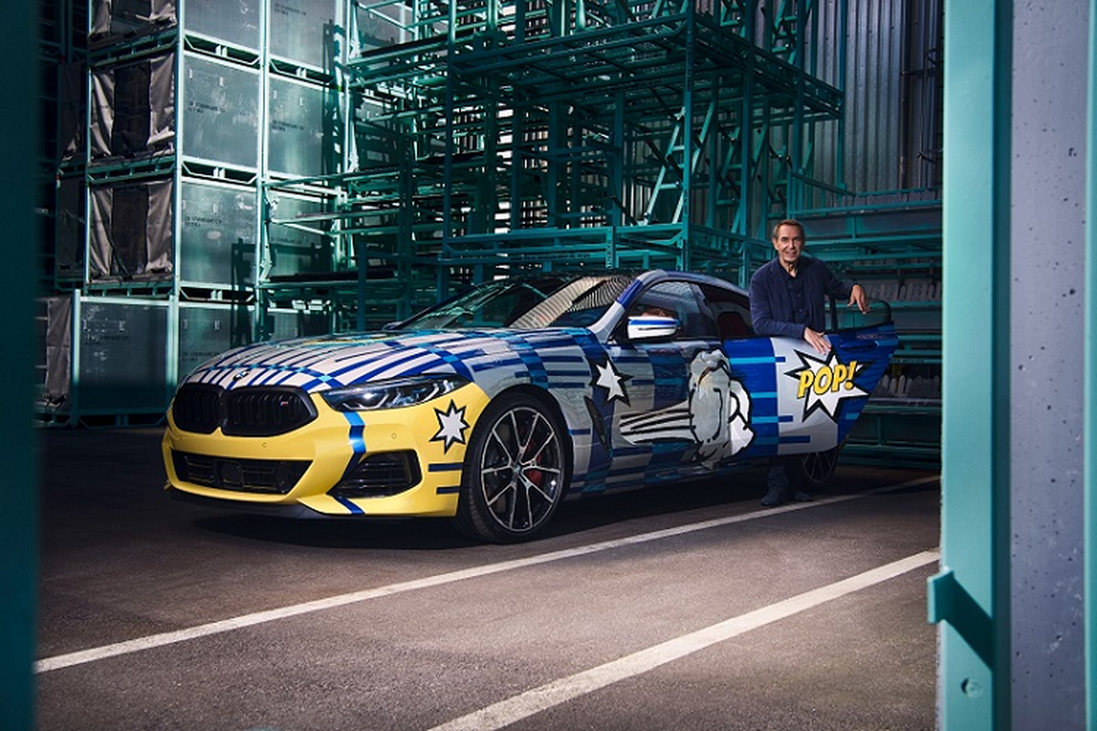 BMW 8 X JEFF KOONS gan 8 ty dong, phoi mau day “tinh nghich”-Hinh-2