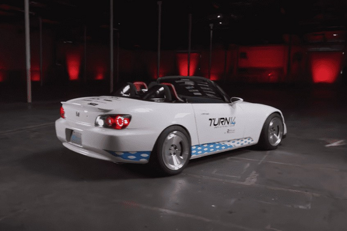 Chiec Honda S2000 chay dong co dien Tesla dau tien tren the gioi-Hinh-2