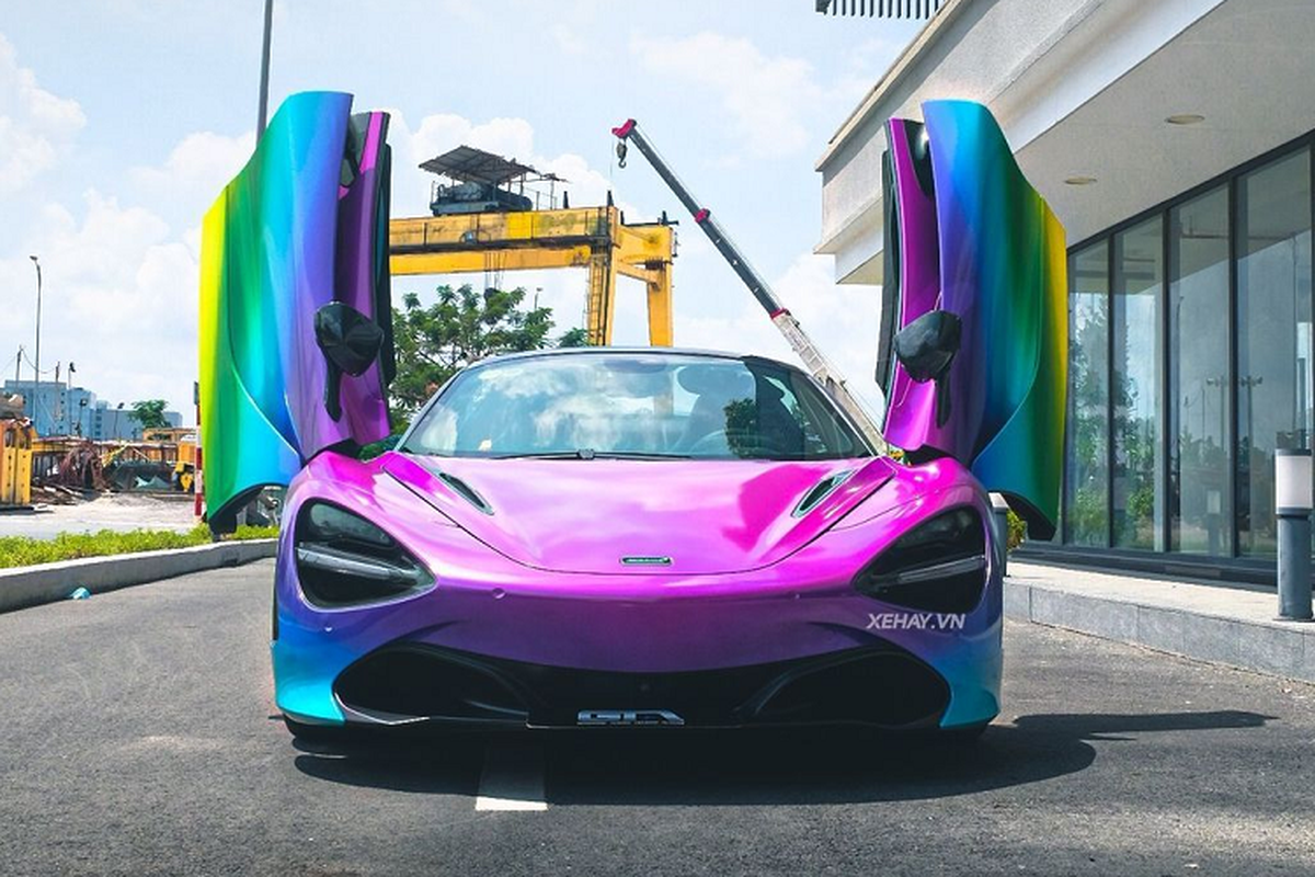 Ngam McLaren 720S Spider “bay sac cau vong” doc nhat Viet Nam-Hinh-3