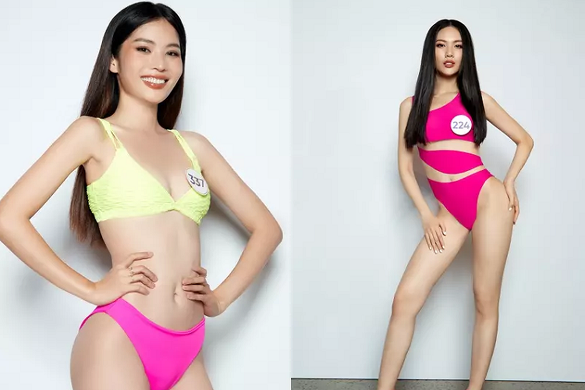 Thi sinh Miss Universe Vietnam thi bikini: 'Linh moi' co lep ve celeb?-Hinh-7