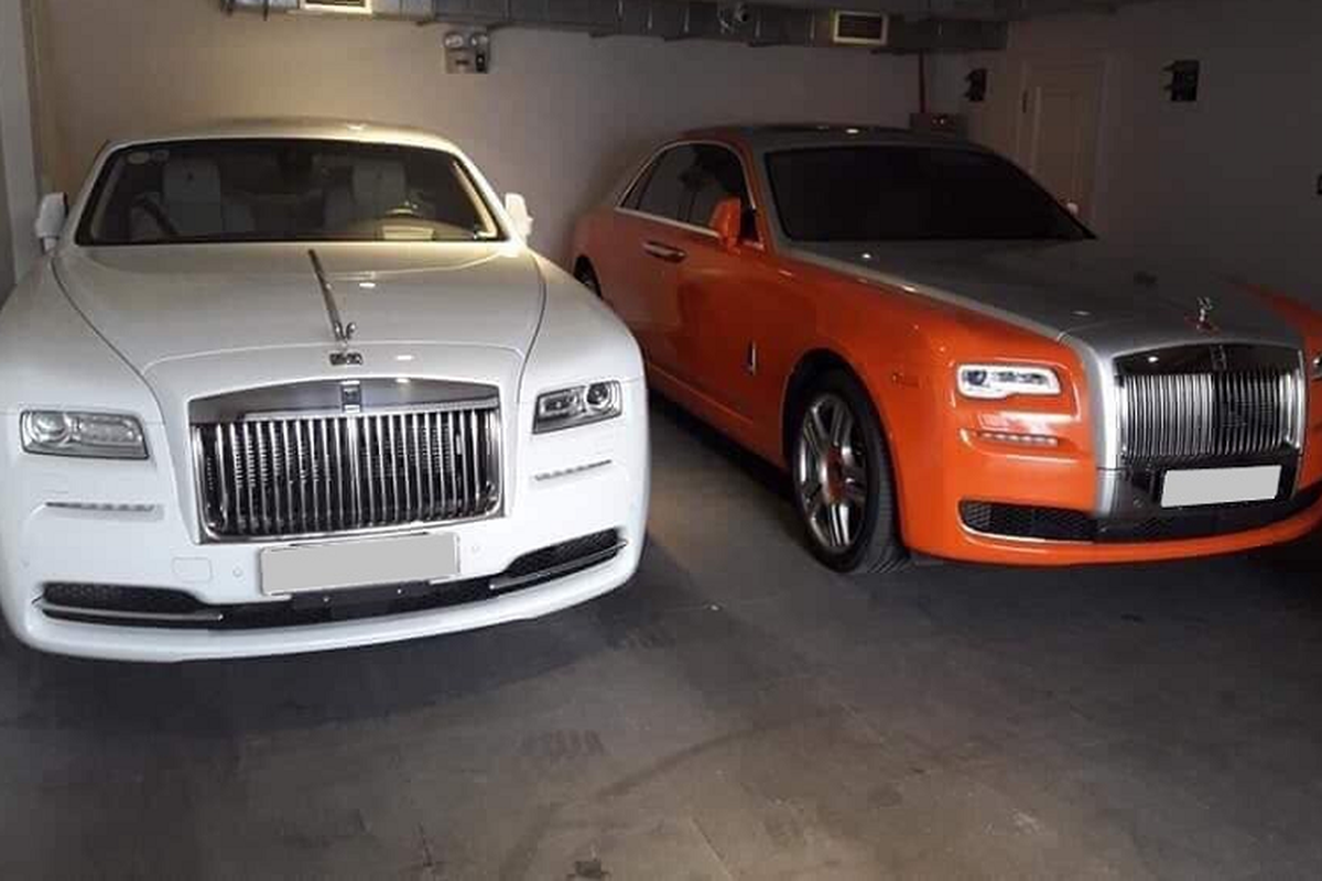 Ngam Rolls-Royce Wraith mau hong cua 