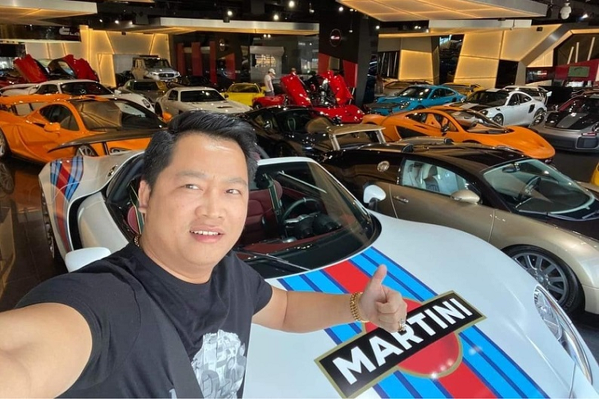 Dai gia Hoang Kim Khanh tau Porsche 918 Spyder vai chuc ty dong