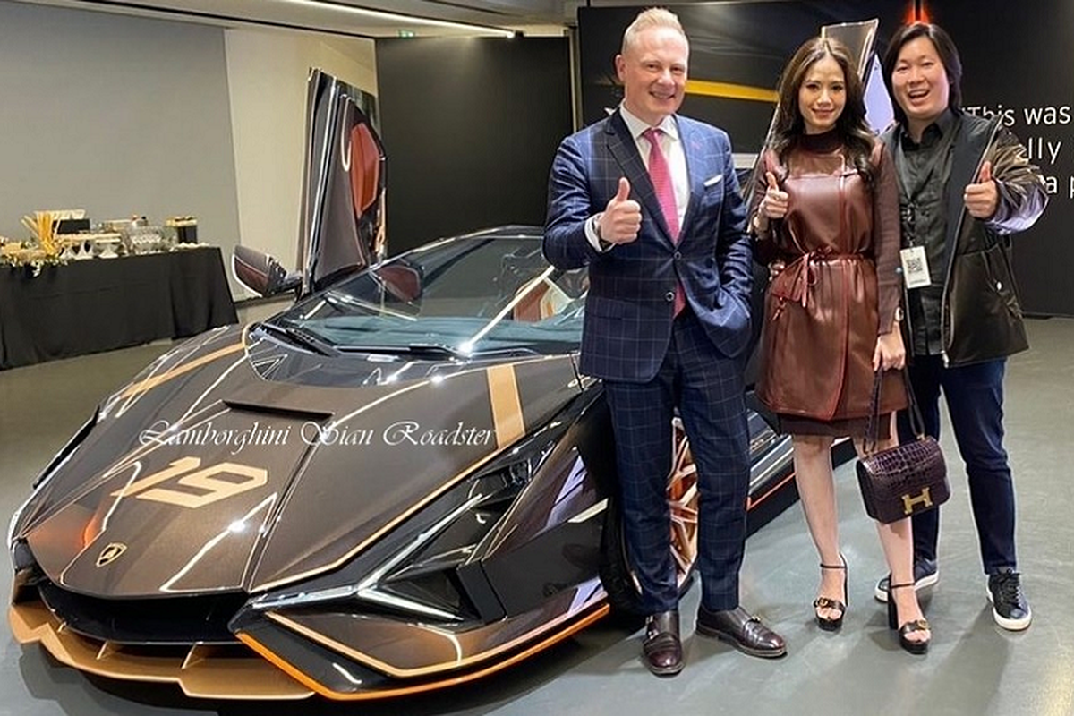 Lamborghini Sian ve tay dai gia Thai Lan, dan choi Viet 