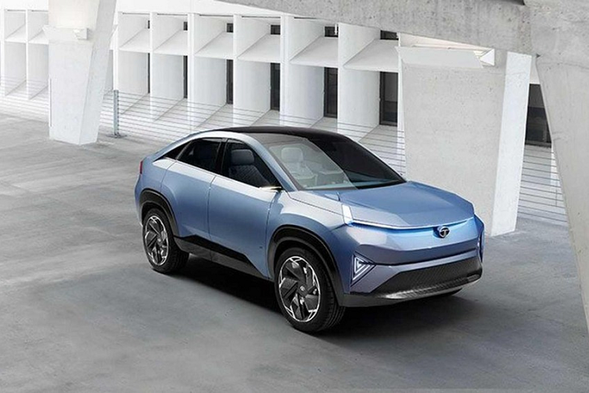 Tata Curvv - chiec concept SUV lai coupe chay dien day phong cach