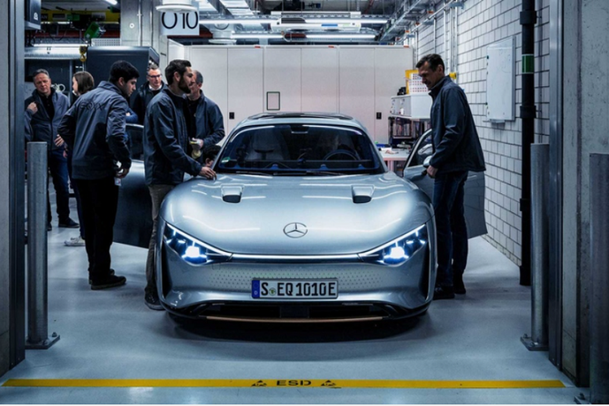 Mercedes-Benz Vision EQXX 2023 co the chay hon 1.000km/lan sac-Hinh-6