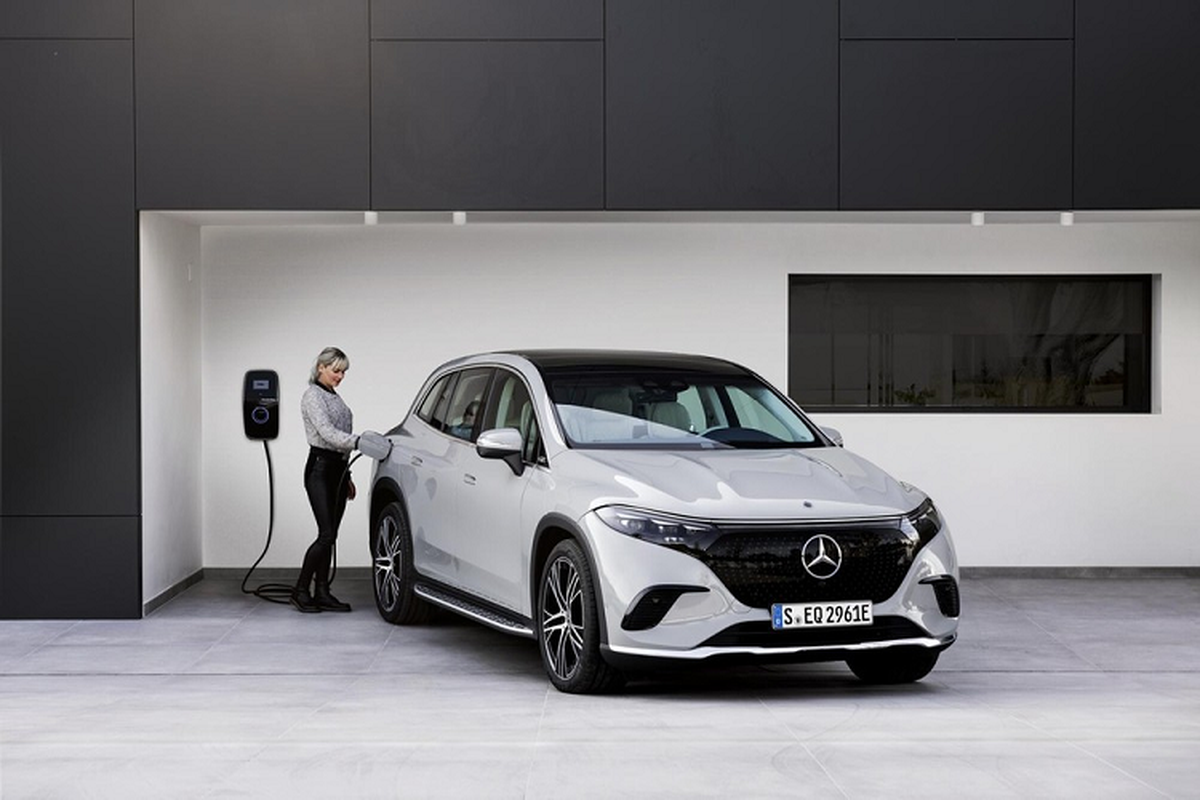Mercedes-Benz EQS SUV 2023 - xe sang dien co lon man hinh 56 inch-Hinh-2