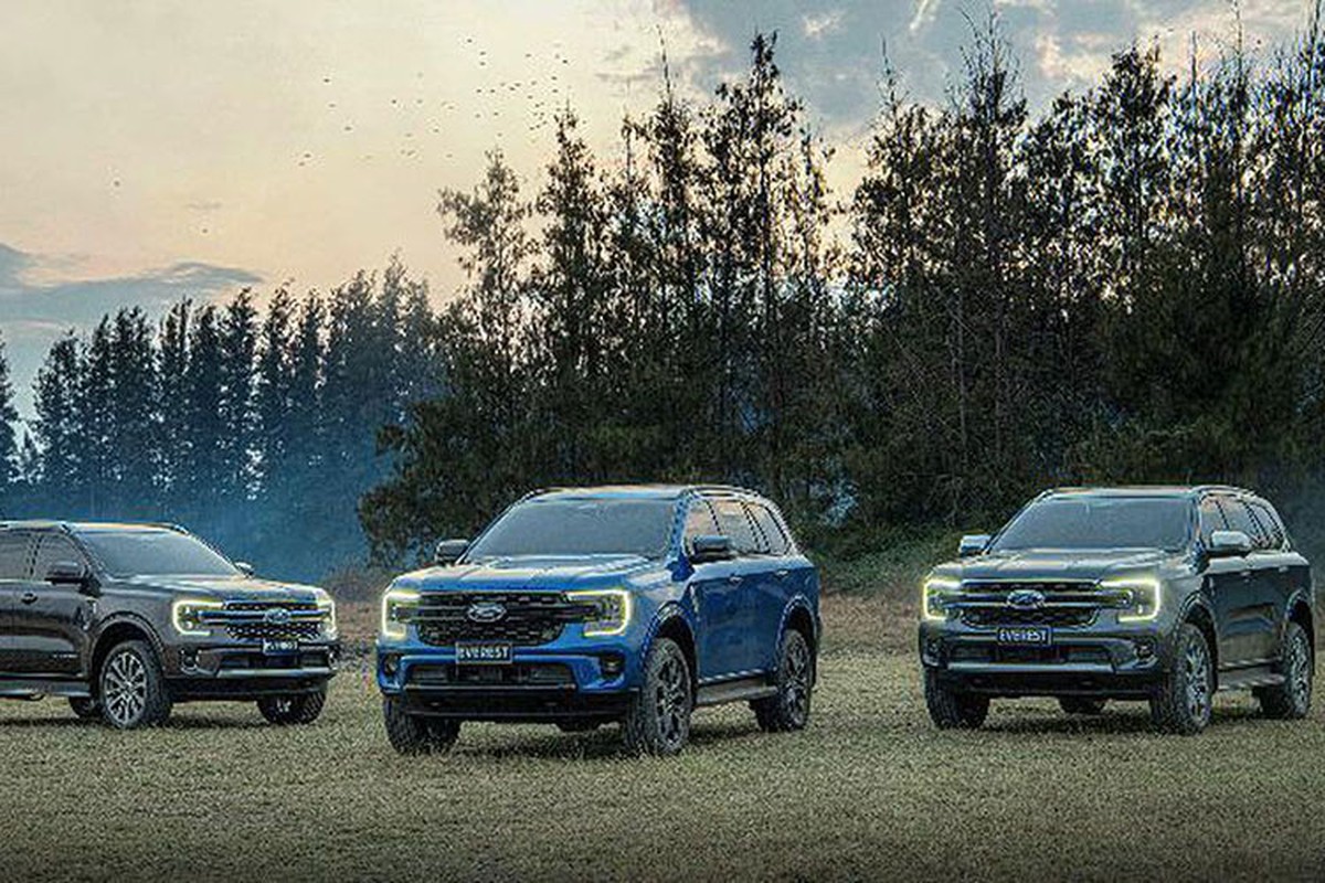 Ford Everest 2023 sap ban tai Viet Nam he lo trang bi 