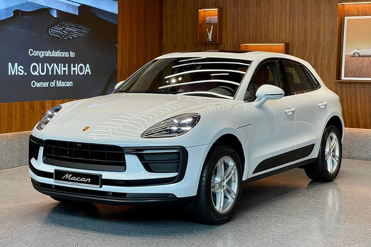 DV Quynh Hoa tau Porsche Macan 2022 tu gan 3 ty dong tai Ha Noi-Hinh-5