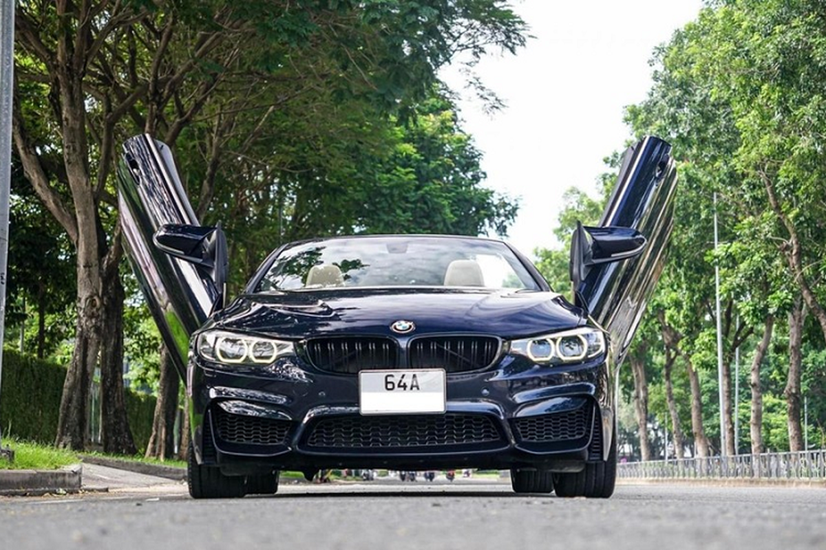 Tan thay BMW 420i Convertible cua tay choi Vinh Long do cua cat keo-Hinh-2