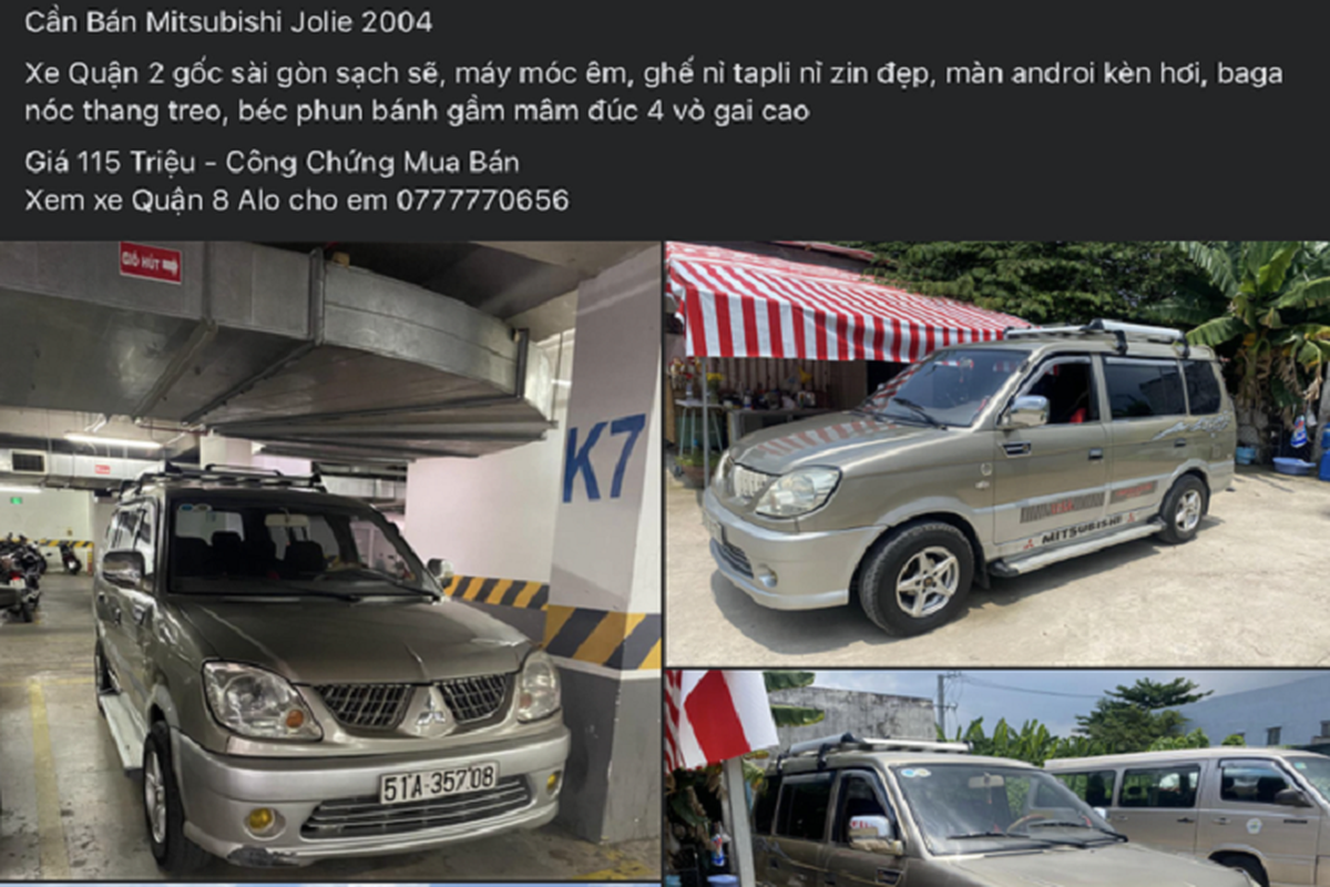 Mitsubishi Jolie tung 