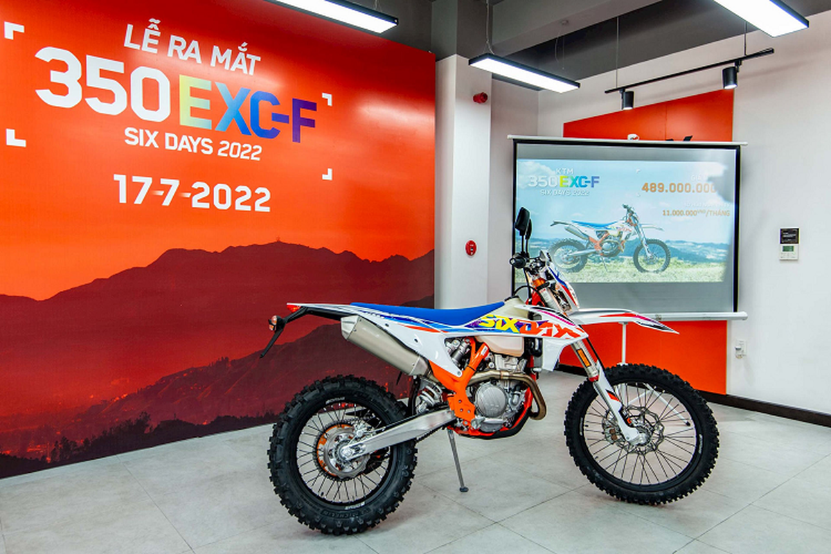 Can canh cao cao KTM 350 EXC-F Six Days tai Viet Nam, tu 489 trieu-Hinh-2