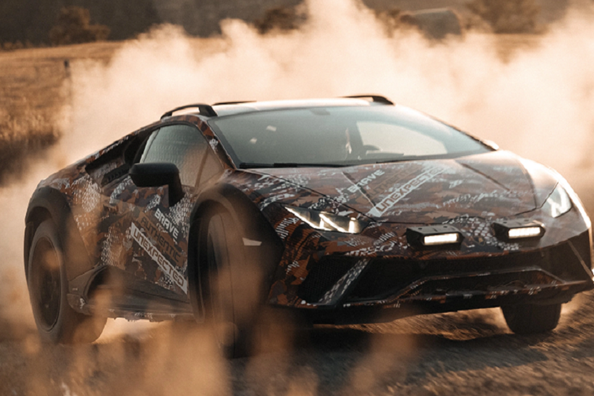 Sieu xe Lamborghini Huracan phien ban dia hinh 