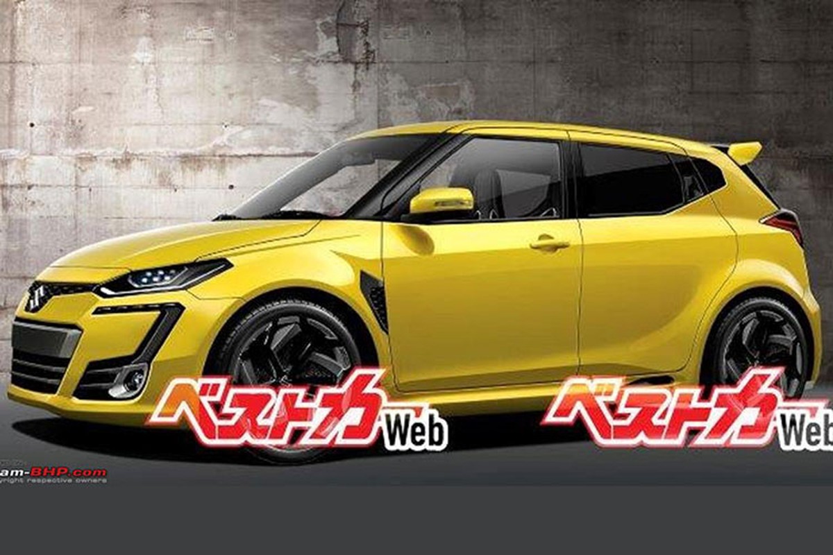 Suzuki Swift 2023 lo dien, doi moi thiet ke 