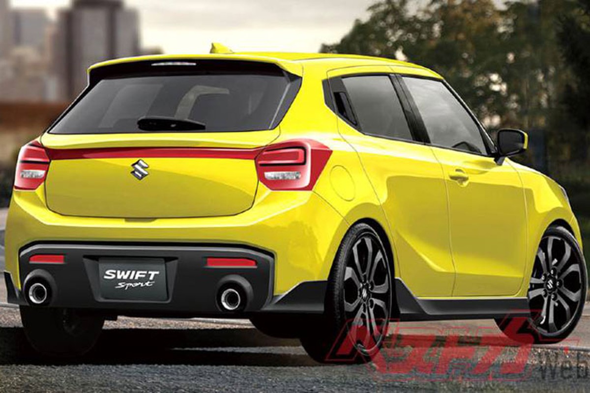 Suzuki Swift 2023 lo dien, doi moi thiet ke 