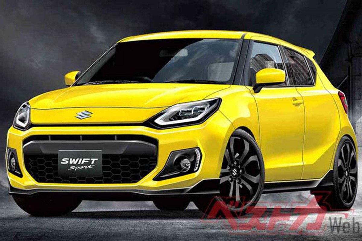 Suzuki Swift 2023 lo dien, doi moi thiet ke 