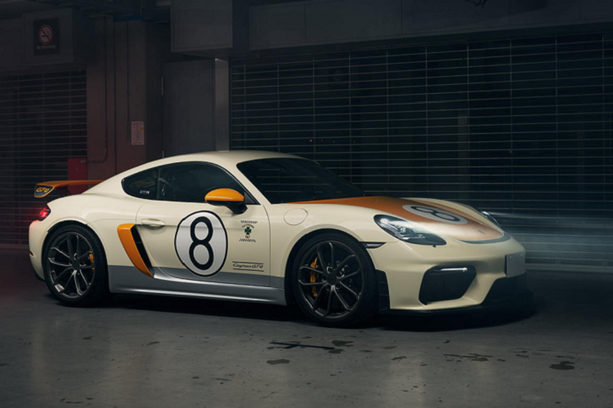 Chiec Porsche 718 Cayman GT4 doc dao vinh danh tay dua Nhat Ban-Hinh-10