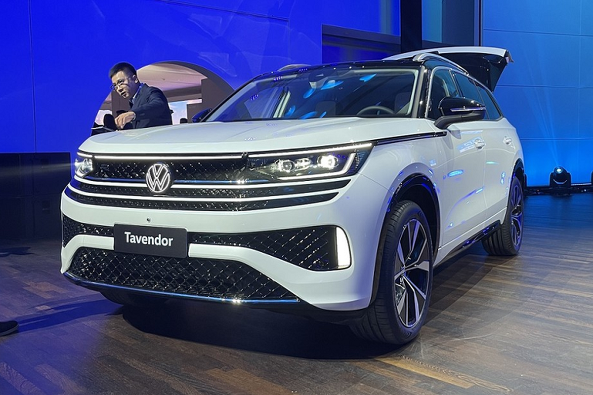 Can canh Volkswagen Tavendor 2023 - doi thu moi cua Hyundai Palisade-Hinh-2