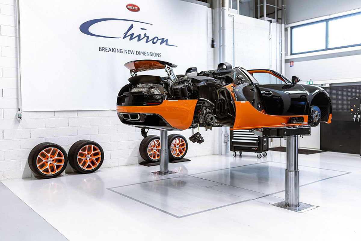 Bugatti ra mat chuong trinh “tan trang” lai xe cu cho Veyron va Chiron