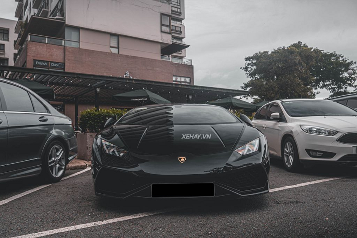 Day la chiec Lamborghini Huracan mau den bong “doc nhat” Viet Nam