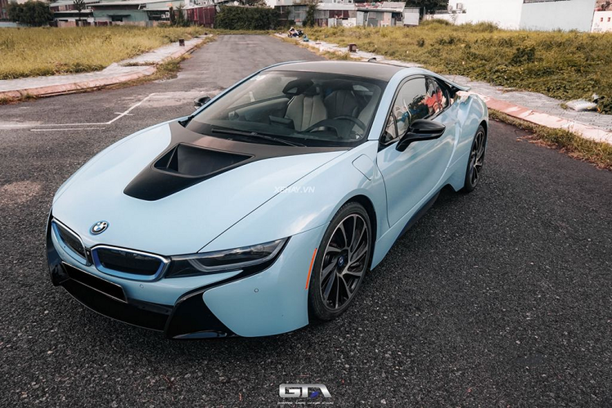 Ngam sieu xe gia re - BMW i8 mau hiem khoe dang o Sai Gon