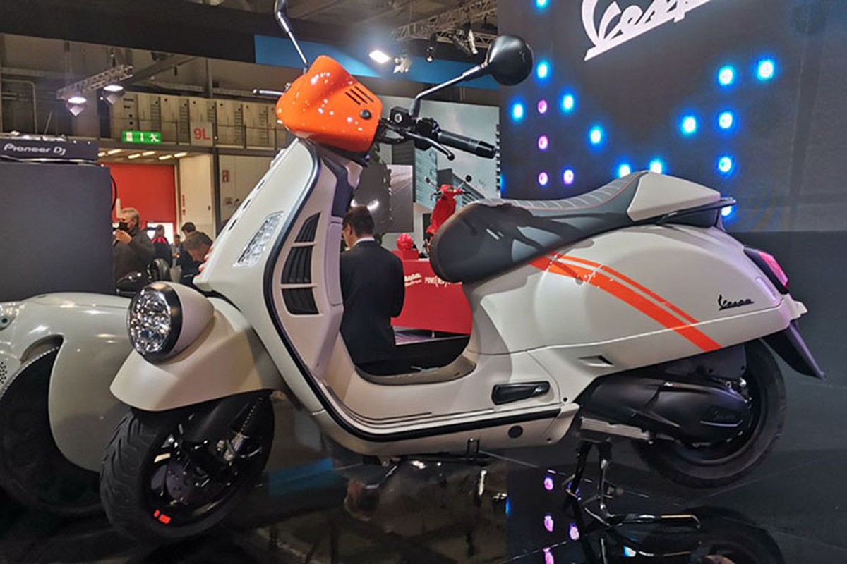 Piaggio ra mat ca dan xe ga Vespa da sac mau tai EICMA 2022-Hinh-10