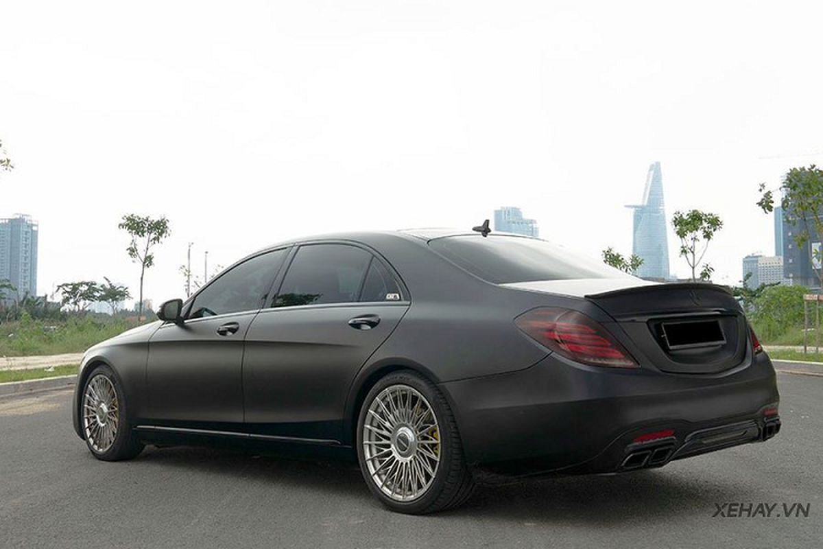 Mercedes-Benz S400 tien ty do bodykit S63 AMG cua dan choi Sai Gon-Hinh-5