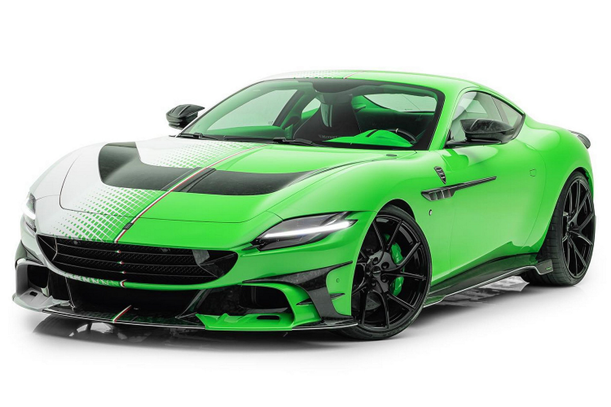 Mansory Tempesta Verde - sieu xe Ferrari Roma mau 