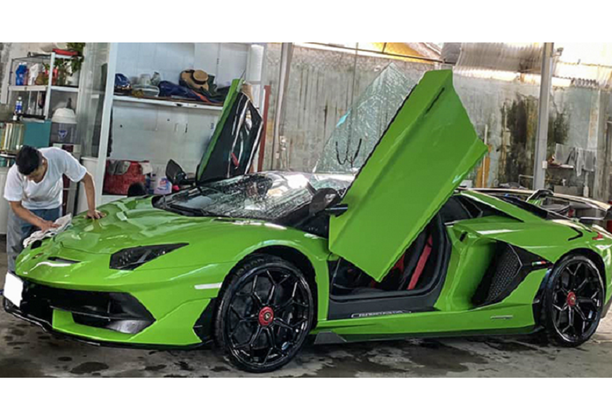 Lamborghini Aventador SVJ Roadster tien ty, bien Lao tai Da Nang-Hinh-9