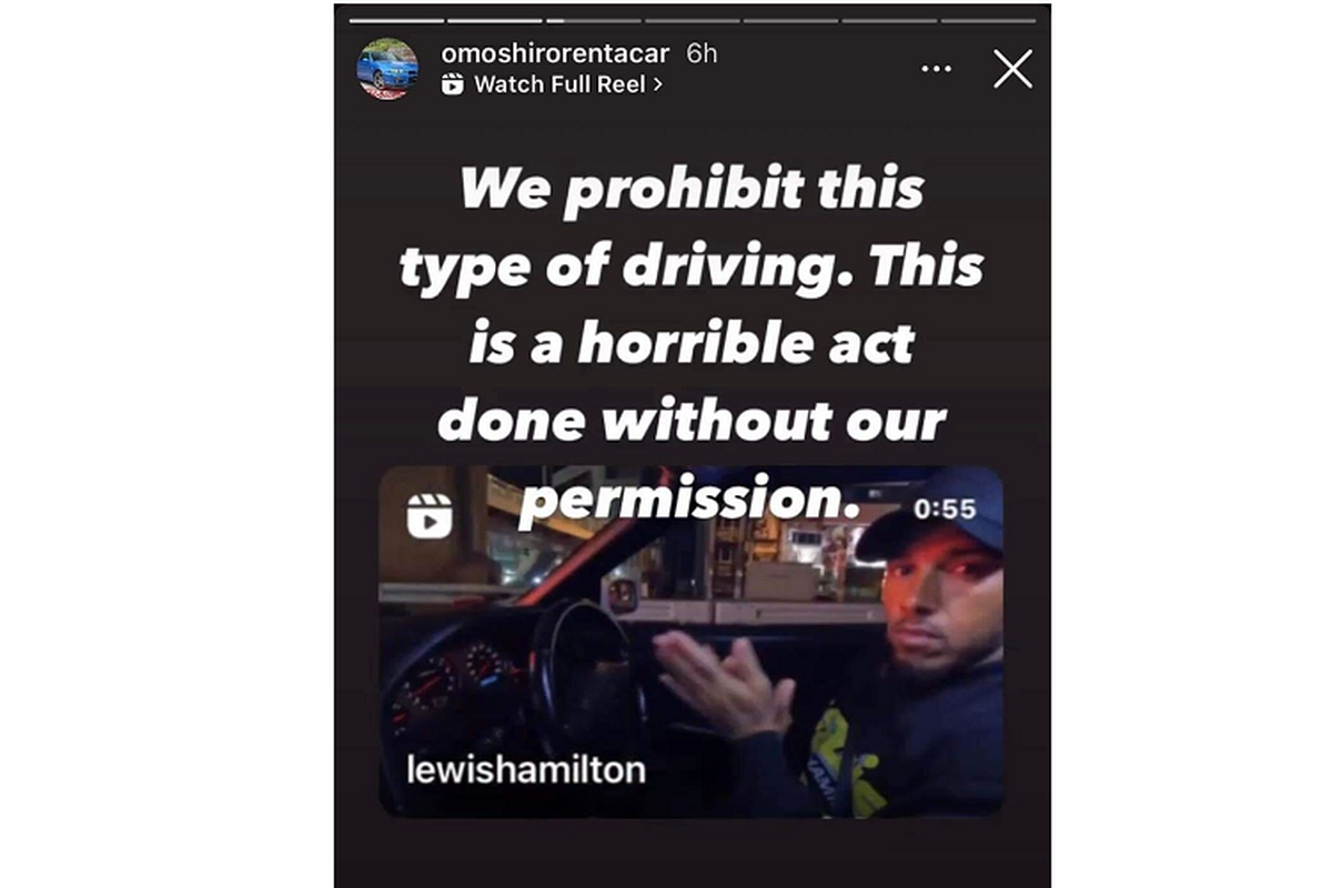 Lewis Hamilton thue Nissan GT-R va drift tren pho, cong ty cho thue 
