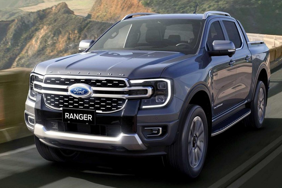 Chi tiet Ford Ranger 2022 phien ban Platinum day 