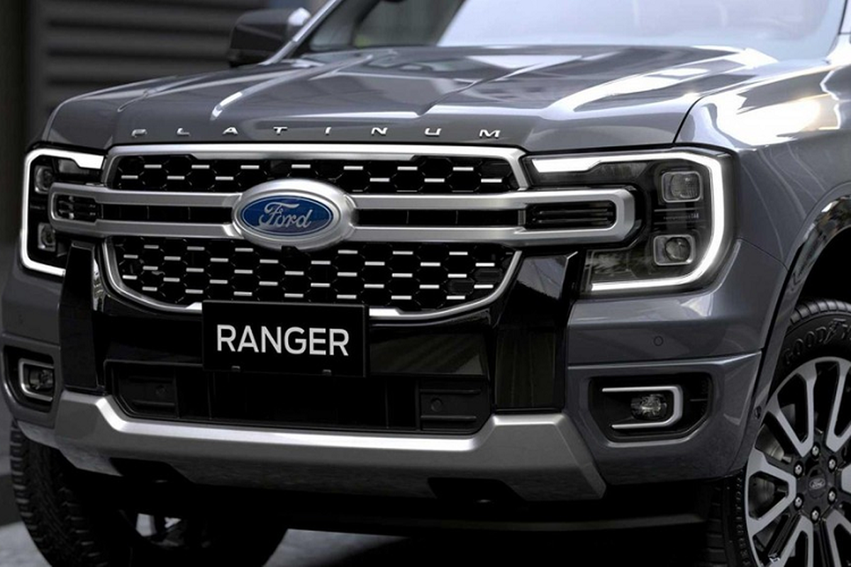 Chi tiet Ford Ranger 2022 phien ban Platinum day 
