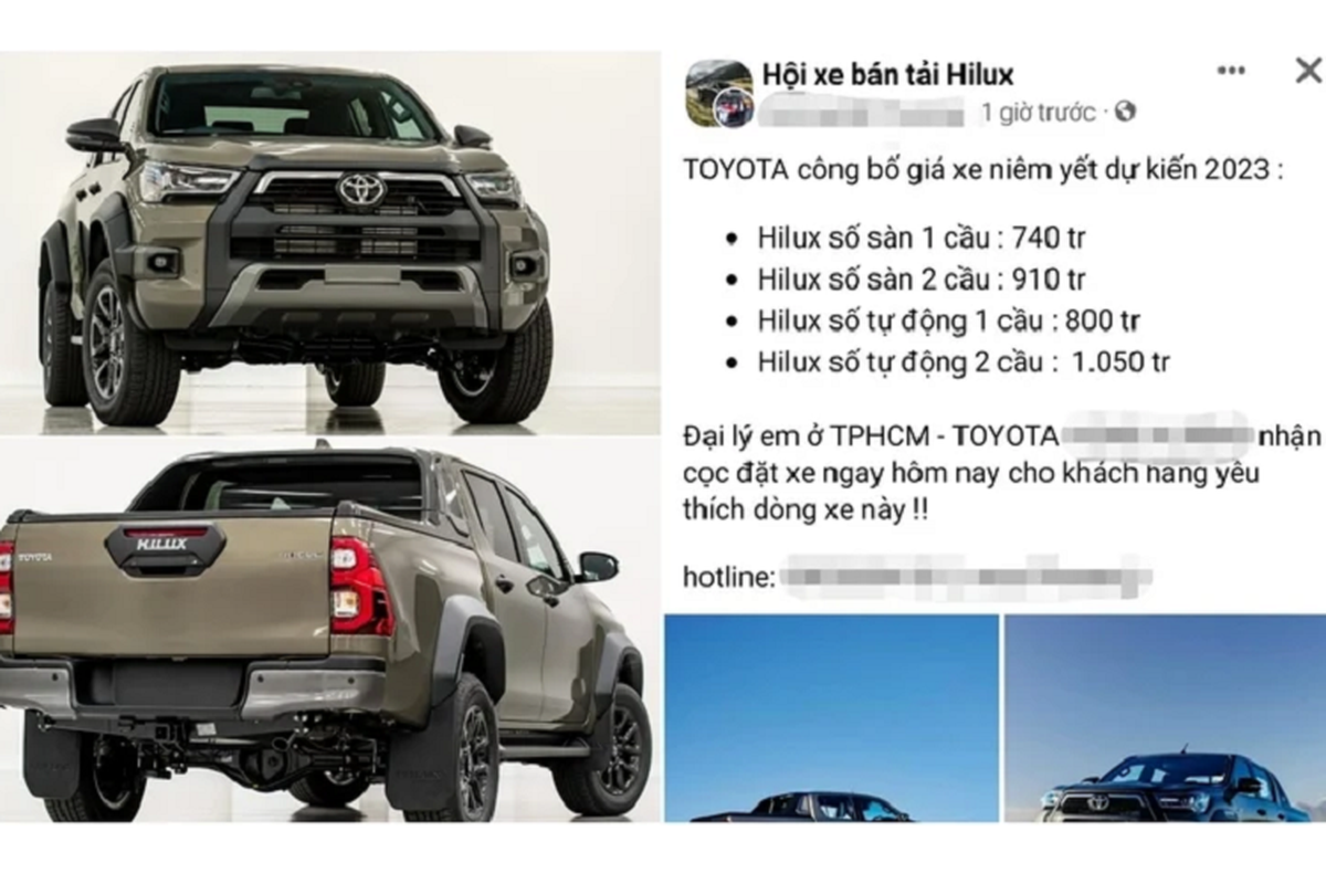 Toyota Hilux 2023 tu 740 trieu tai Viet Nam, dat nhat phan khuc?-Hinh-4