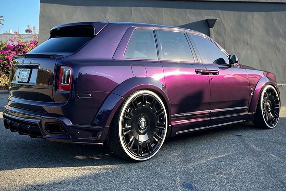 Rolls-Royce Cullinan noi that tim doc quyen cua Rapper Moneybagg Yo-Hinh-2