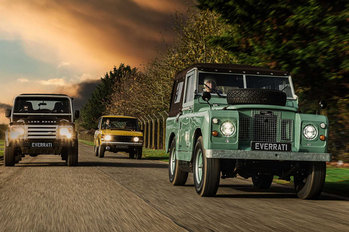 Range Rover Classic va Defender ban dien hoa cuc ngau tu Everrati