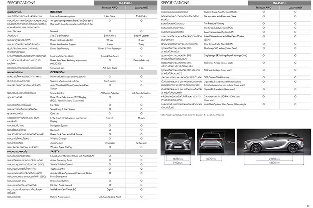 Lexus RX 450h+ tu 3,16 ty dong tai Thai Lan, sap ve Viet Nam-Hinh-6