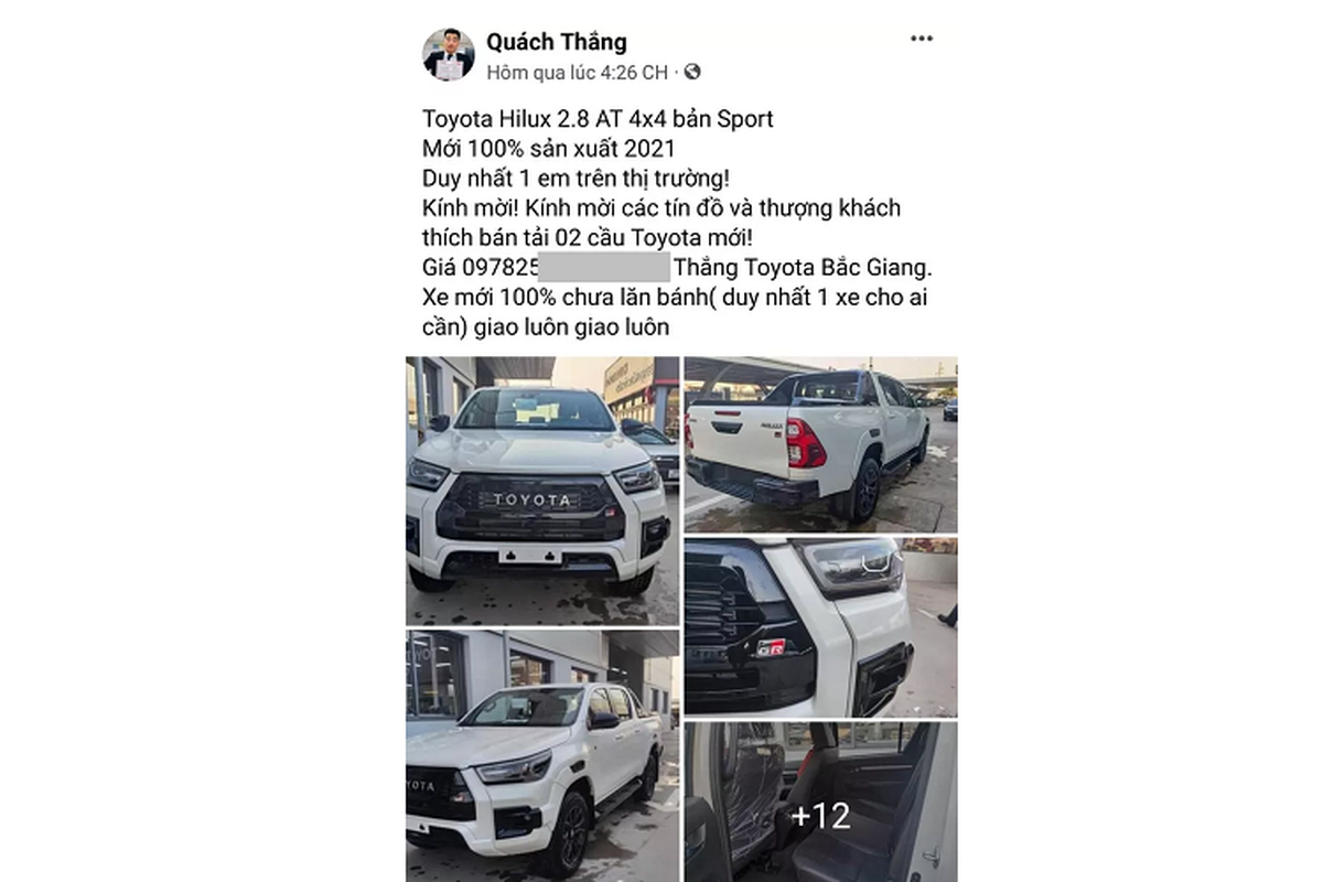 Toyota Hilux GR Sport doc nhat Viet Nam chao ban hon 1 ty dong-Hinh-3