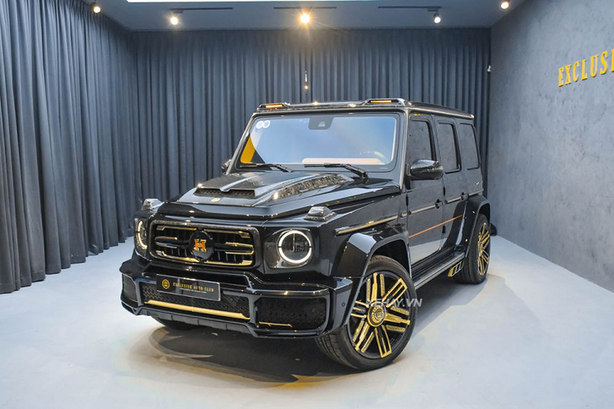 Dan choi Viet Nam dat 12 luong vang 24K len Mercedes-AMG G63