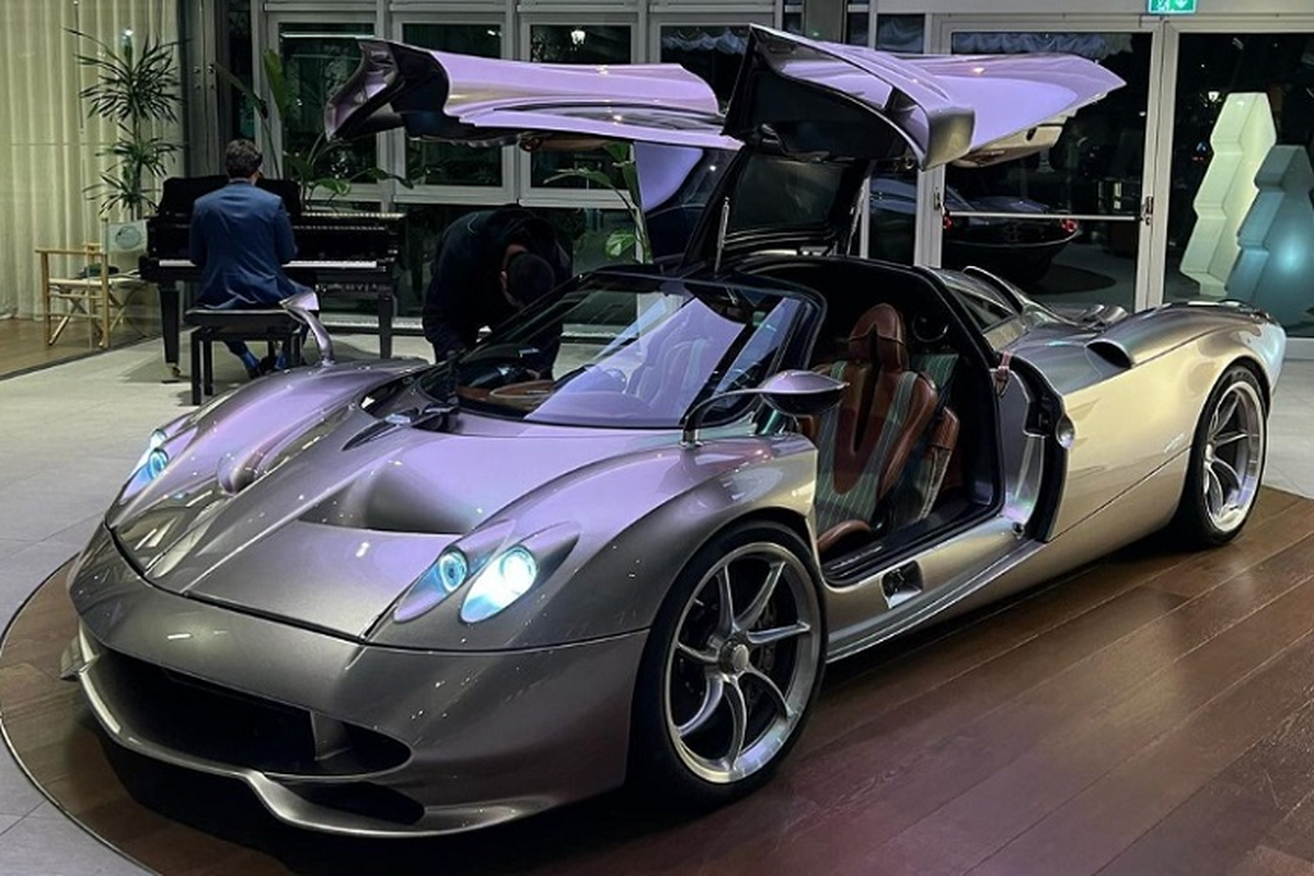 Ngam tuyet pham Pagani Huayra Codalunga 