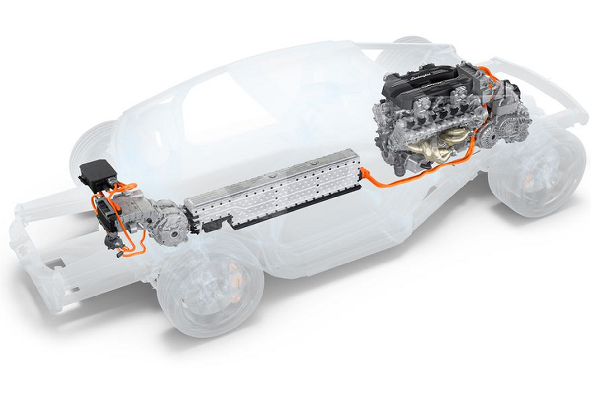 Lamborghini curved board with V12 hybrid curved suat 1,001 ma luc-Hinh-2