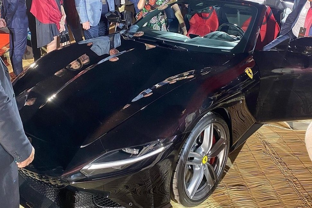 Can canh Ferrari Roma Spider mui tran tuyet dep vua ra mat-Hinh-4