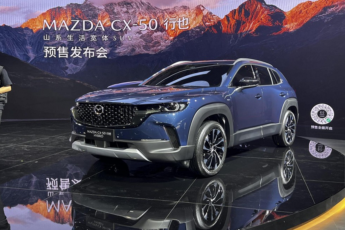 Mazda CX-50 Hybrid 2023 chinh thuc ra mat, 