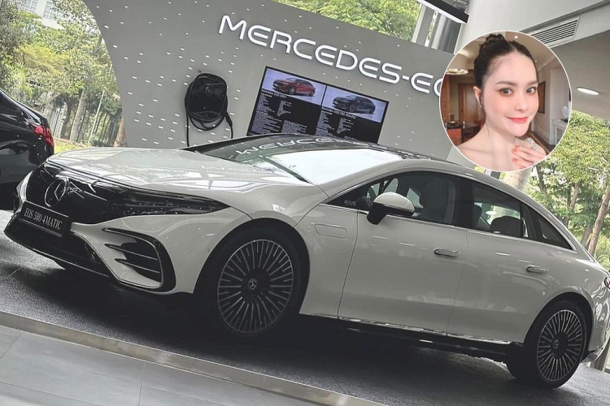 Doan Di Bang mua xe sang Mercedes-Benz EQS gan 6 ty cho vu em