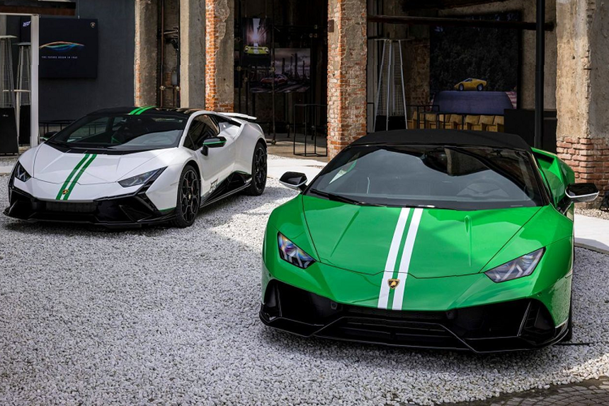 Lamborghini Huracan ban ky niem 60 nam tai Tuan le thiet ke Milan 2023-Hinh-2