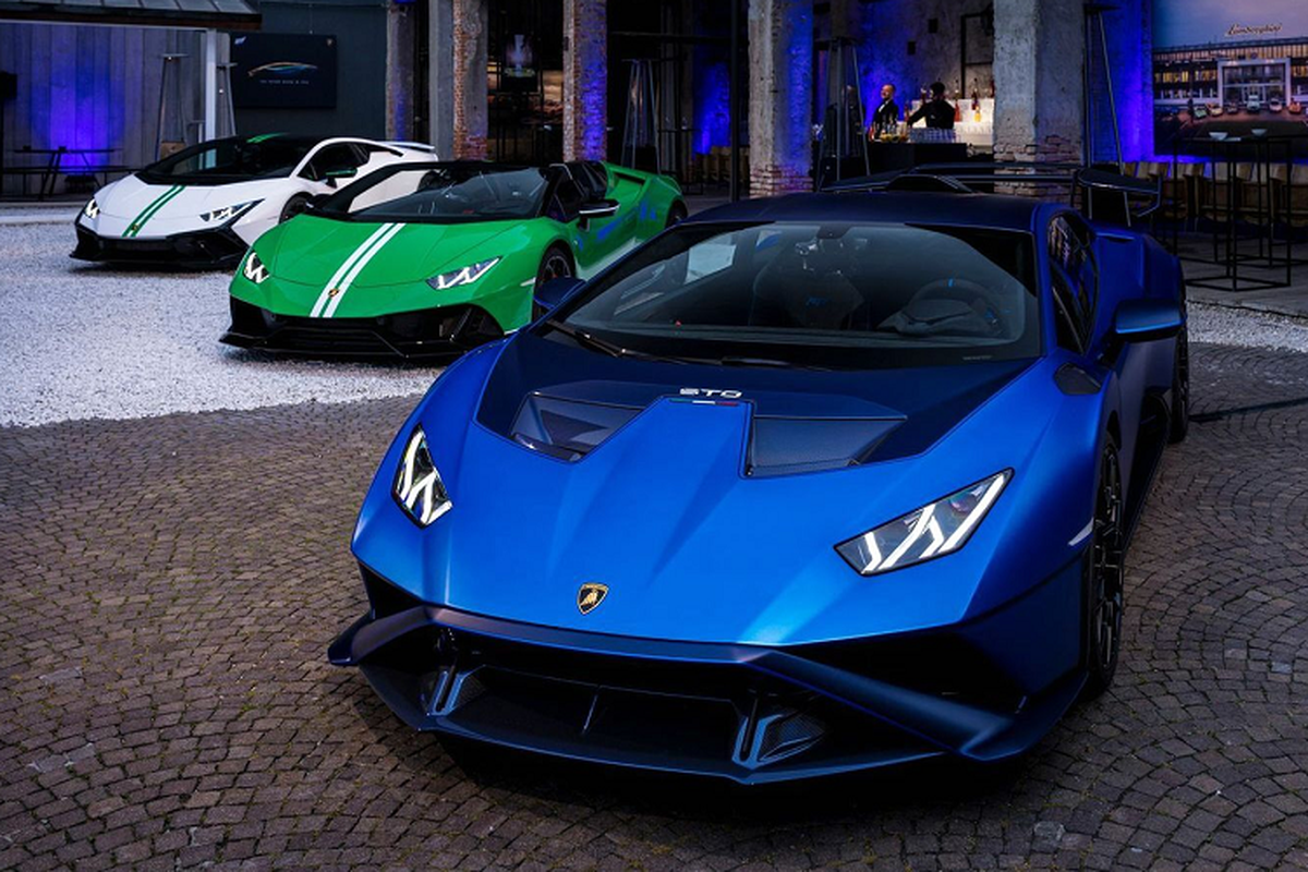 Lamborghini Huracan ban ky niem 60 nam tai Tuan le thiet ke Milan 2023