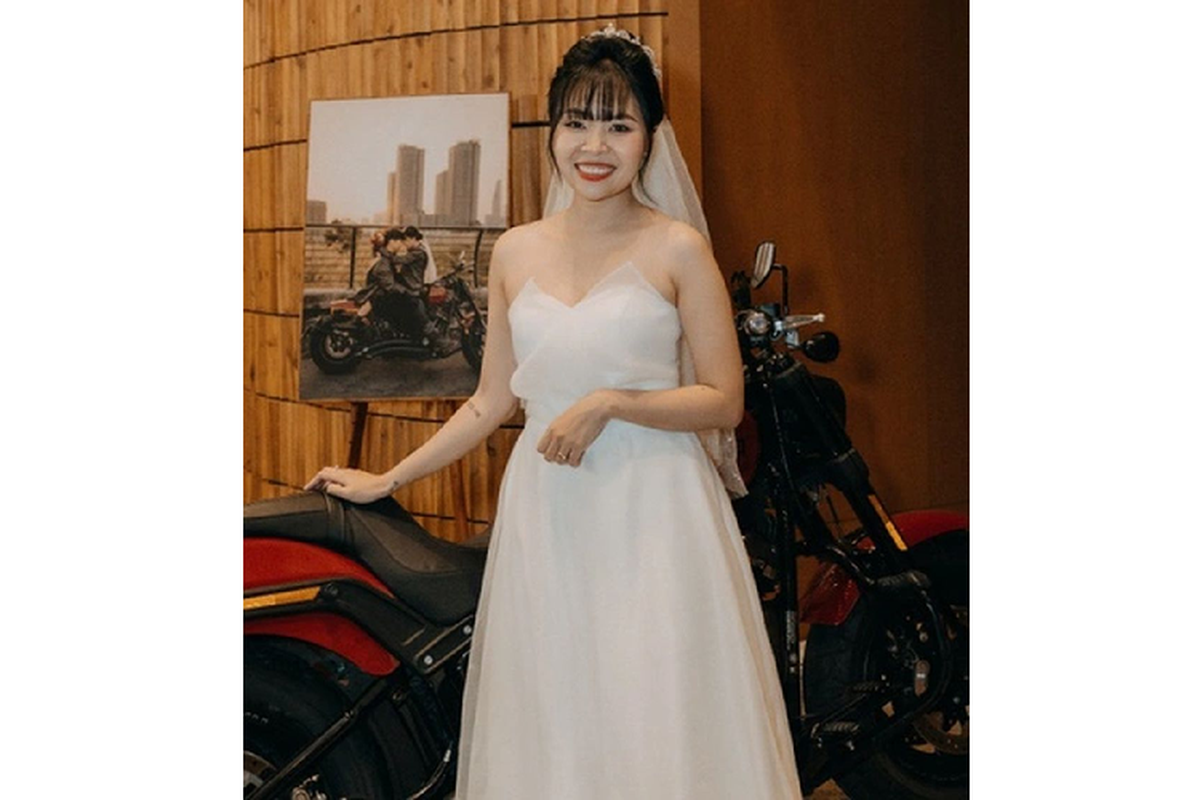 Co dau Viet cuoi Harley Davidson hon 750 trieu 