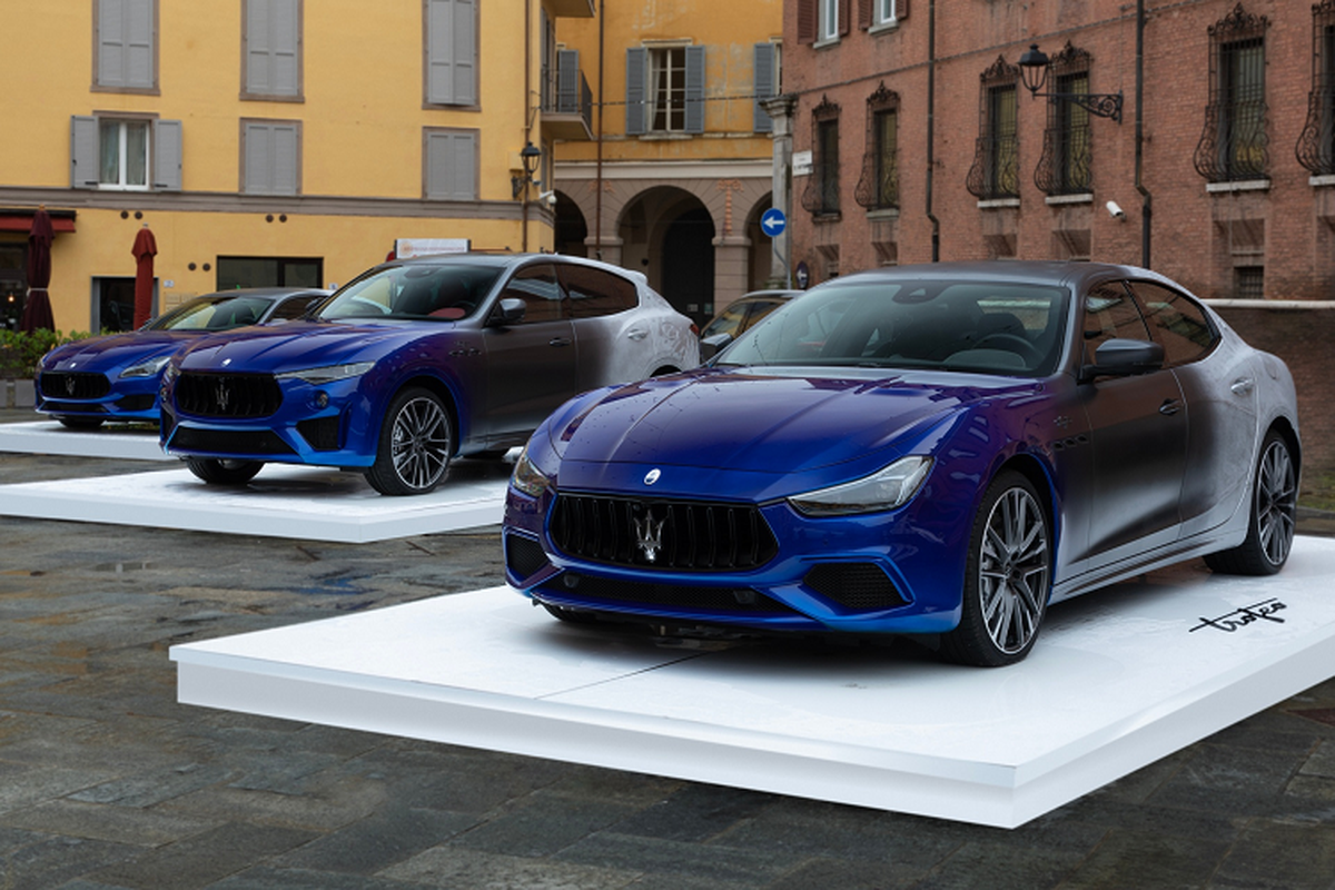 Maserati dien hoa oto - Levante, Ghibli va Quattroporte se tro thanh bau vat-Hinh-9
