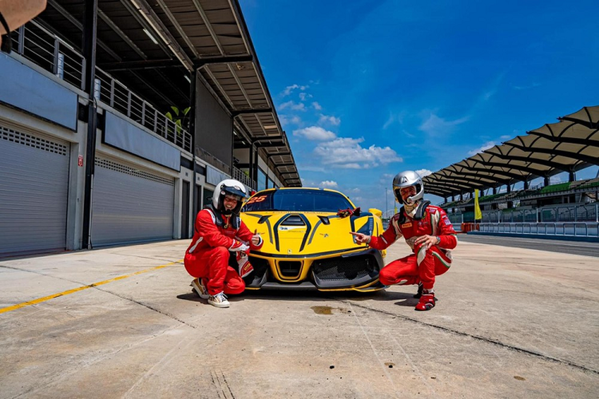 Cuong Do la lan dau trai nghiem sieu xe dua Ferrari 488 Challenge-Hinh-4